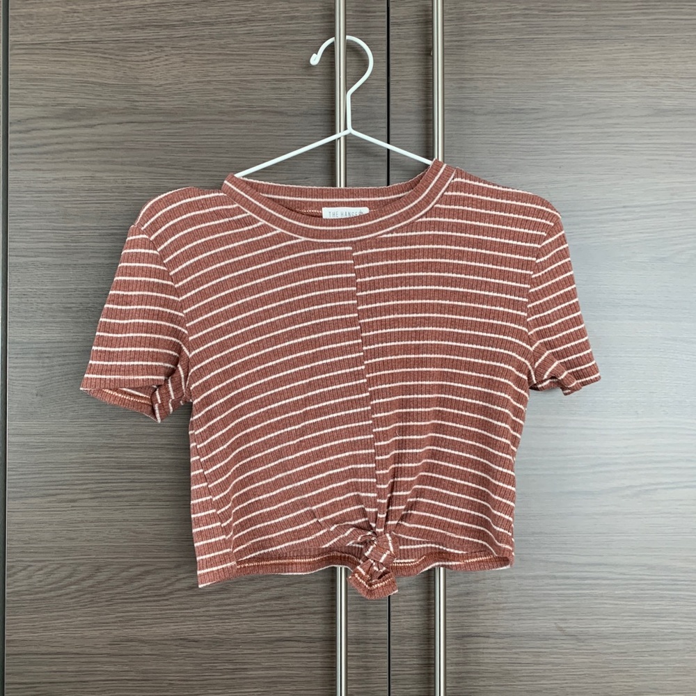 Cropped Tie Knot Tee